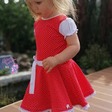 Ebook "Jerseykleid Dirndl Freya" 68-116 (+lange Ärmel) Schnittmuster