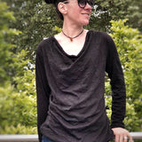 Wasserfallshirt "Yilva" - Gr.32-64 - Schnittmuster und Nähanleitung