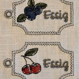 Stickdatei - Einmach-Schilder - Sewando