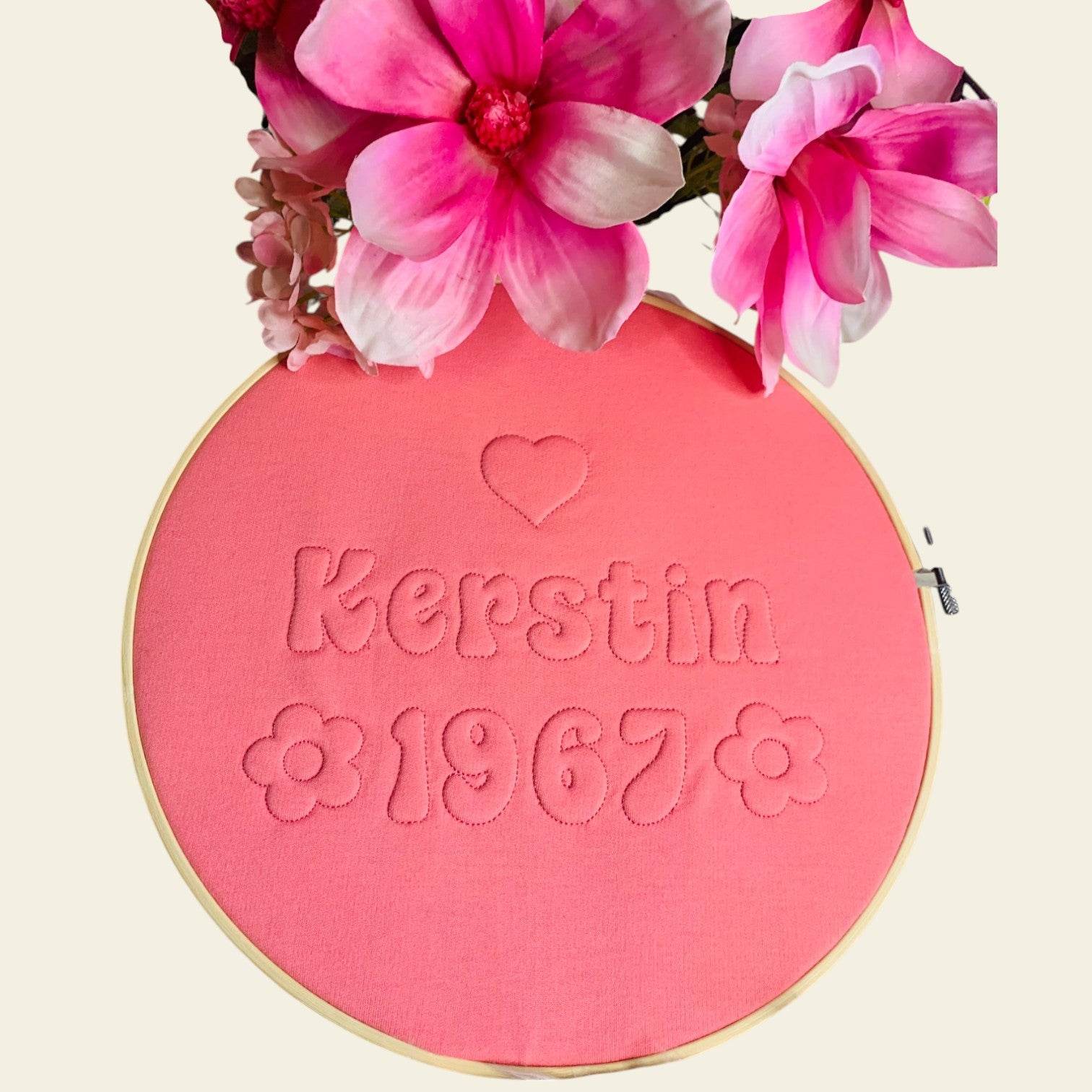 Stickdatei Schrift 3D Trapunto ca. 7cm Set 965 - Sewando