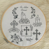 Stickdatei Trauer Motive Set 969 - Sewando