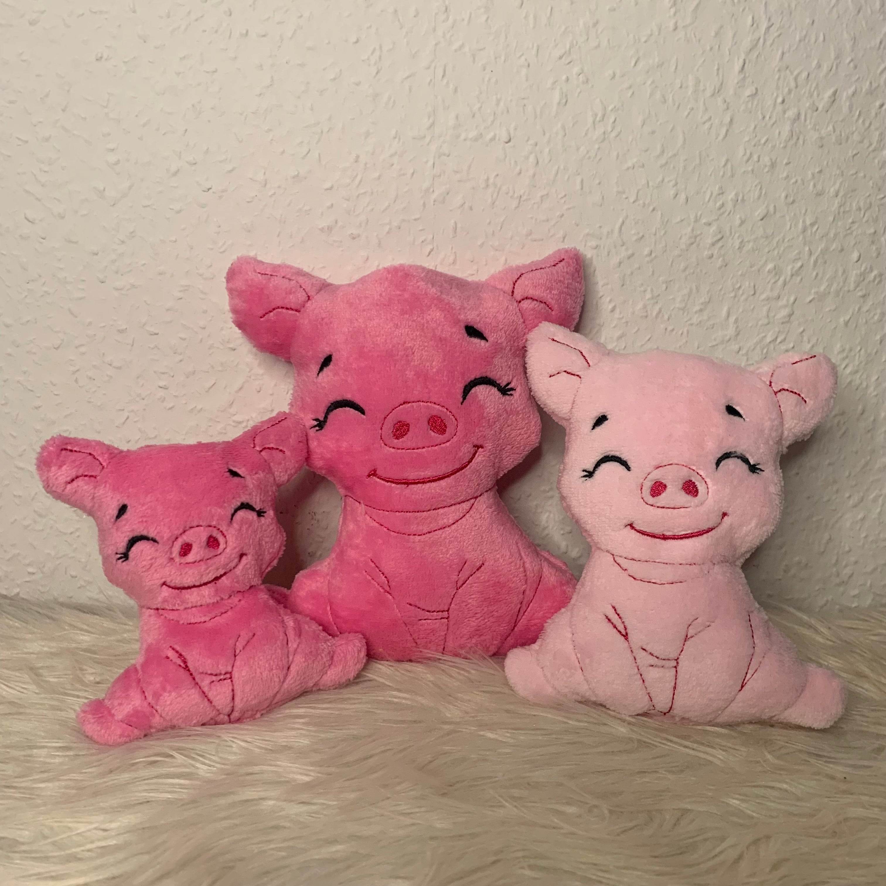 Stickdatei Schwein Glücksschweinchen Schweinchen Set 992 - Sewando