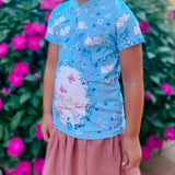 Schnittmuster Shirt für Mädchen Fran Gr. 74-164 - Sewando