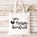 Plotterdatei  "Im Herzen Barfuß"