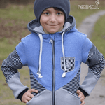 Schnittmuster Sweatjacke Mini Nurika Gr. 86 - 164 - Sewando