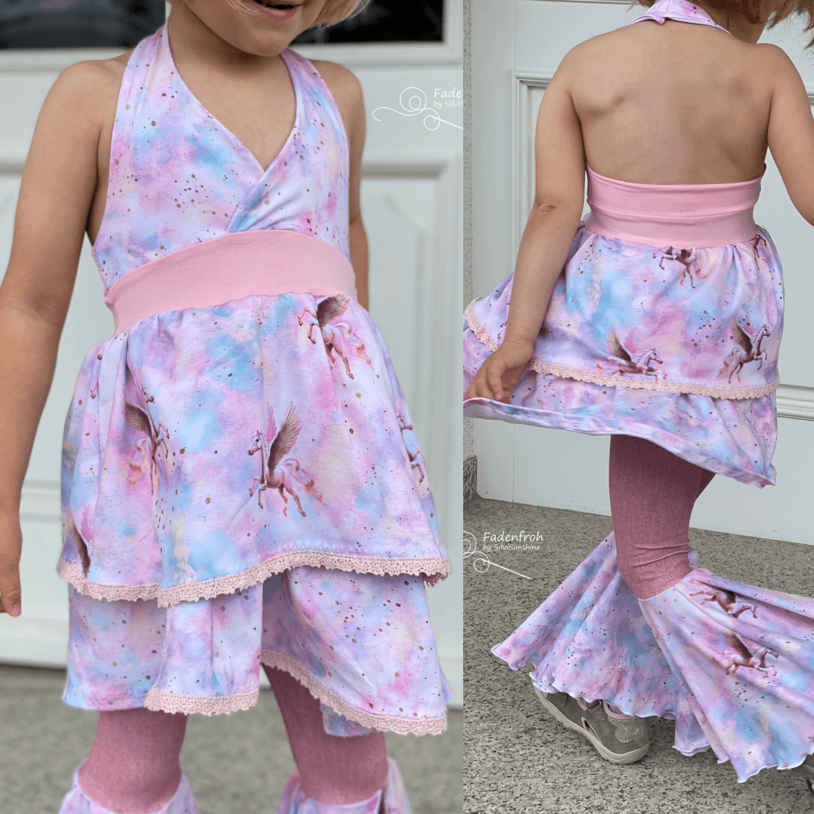 Schnittmuster Ariella MermaidDress Gr. 80 bis 152 - Sewando