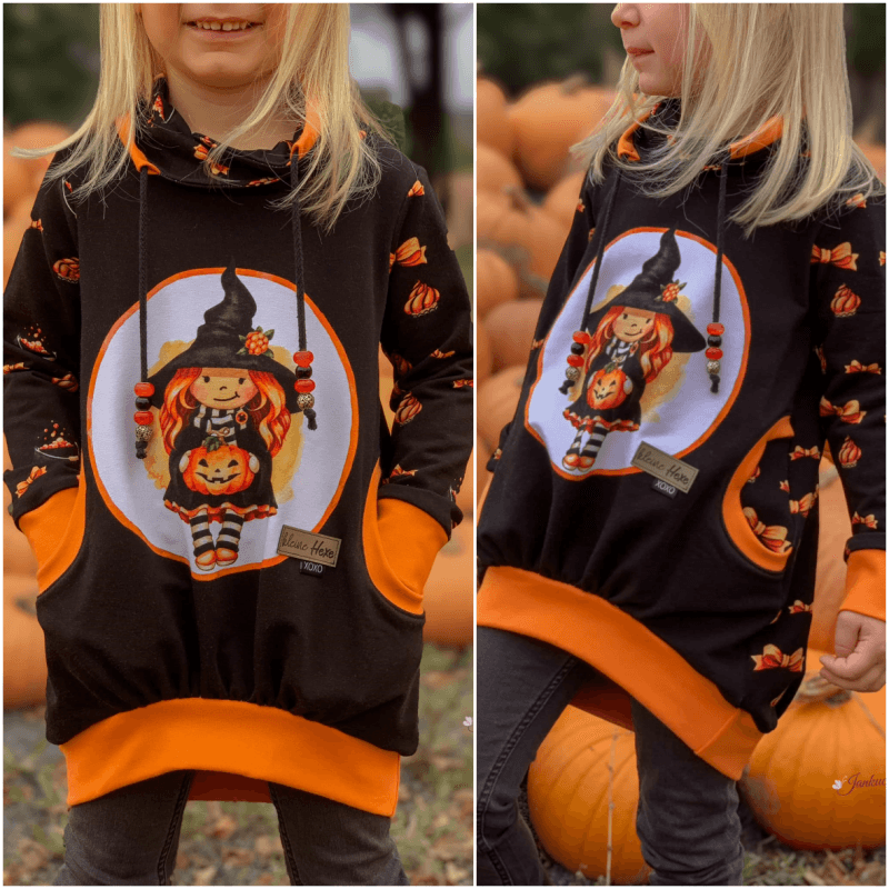 Schnittmuster Hoodie Bubble Gr. 80 bis 152 - Sewando