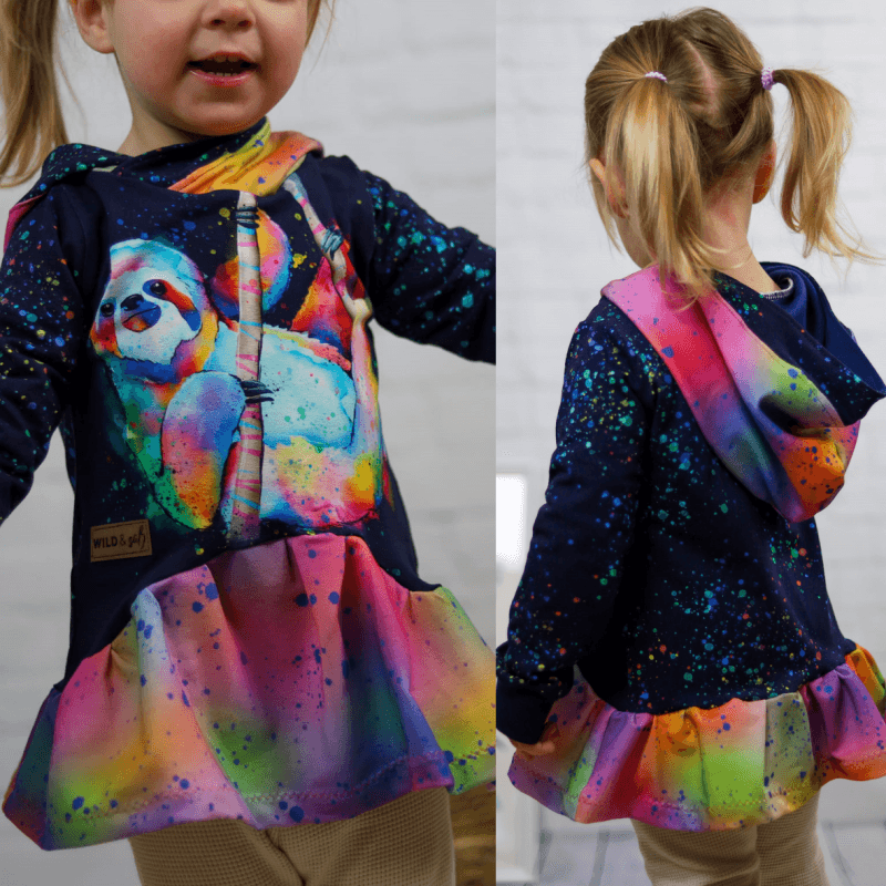 Schnittmuster Pullover/ Kleid Applepie Gr. 80 bis 152 - Sewando