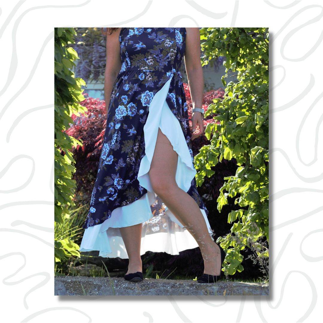 ADORABLE MARCELLINA - ROBE MAXI FÉMININE 32-46 - Sewando