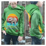 Schnittmuster Pullover Hoodie Bexx Gr. 80 bis 152 - Sewando
