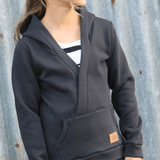 Schnittmuster Mini Hoodie bequem Gr. 104 - 164 - Sewando