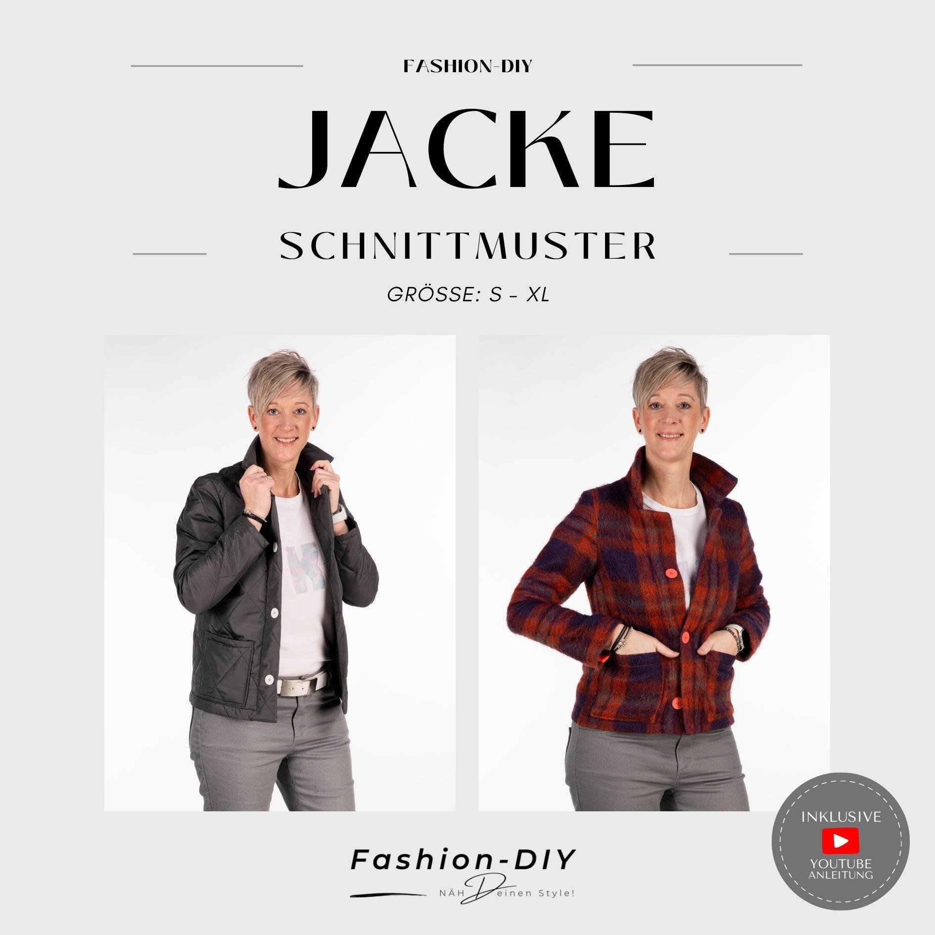 E-Book und Schnittmuster | Jacke S-XL - Sewando
