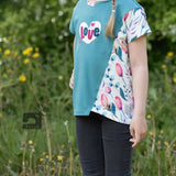 Schnittmuster T-Shirt Querulinda Gr. 80-164