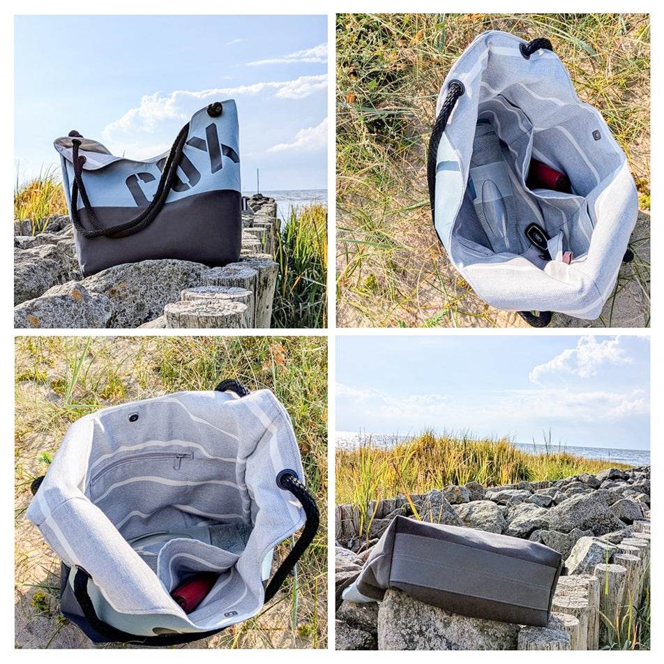 ohNelli Mini & Midi & Big * Taschen - Schnittmuster - Kombi-eBook * Shopper in 3 Größen - Sewando