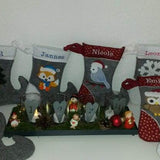 Stickdatei Weihnachten Tiere Applikation 13x18 Set 220 - Sewando