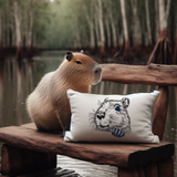 Stickdatei - WENIGER STICHE - Capybara "Teddy" LIGHT - realistisch - FÜR HELLE STOFFE