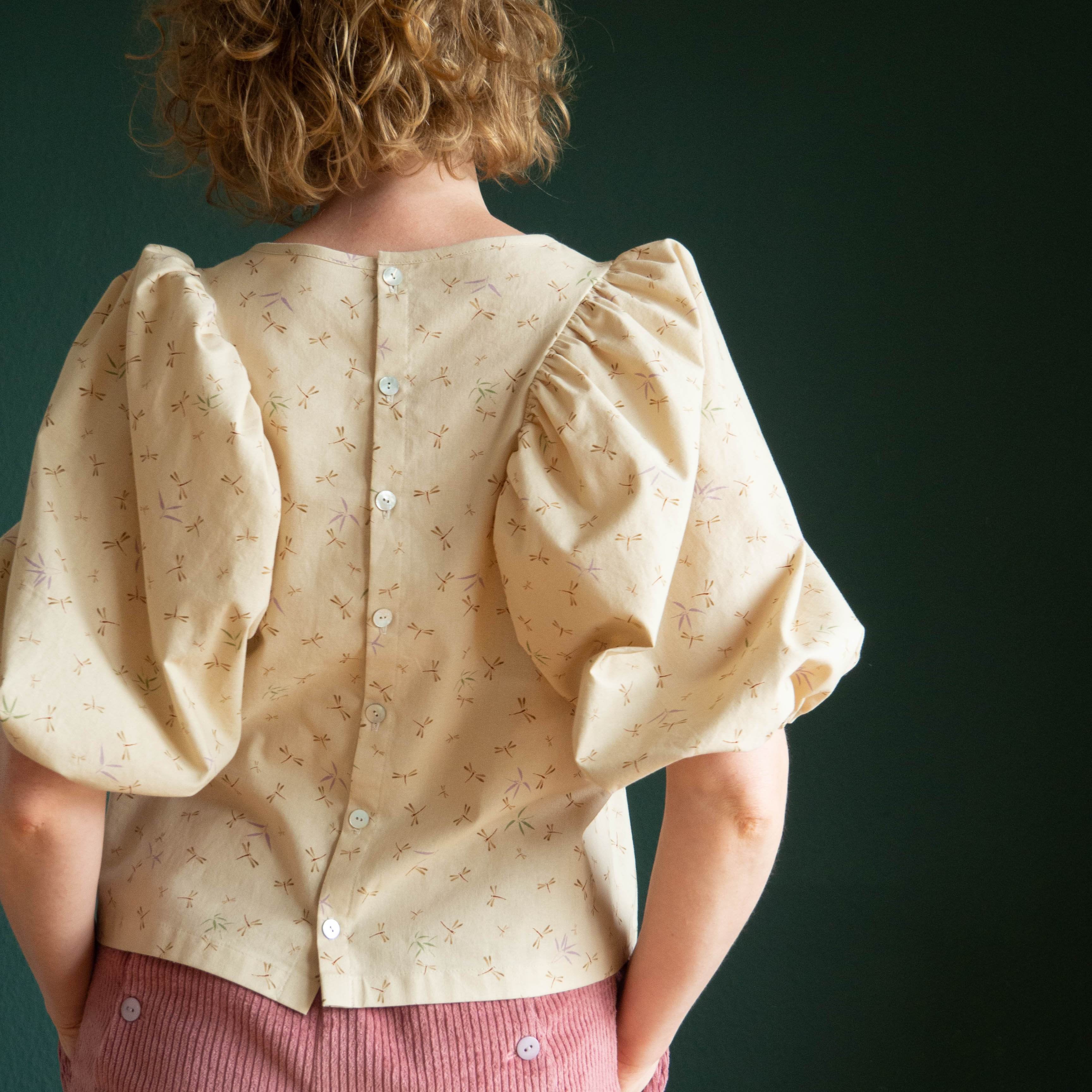 Evi Bluse Größen 34 -52 Schnittmuster und Nähanleitung - Sewando