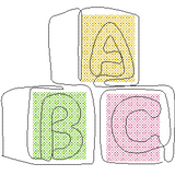 Stickdatei - Single Line "Schule / Einschulung"