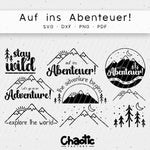 Plotterdatei Auf ins Abenteuer! - Sewando