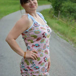 Schnittmuster Kleid/Shirt Achat Summer Gr. A - M DE/EN/FR BU 76-134cm - Sewando
