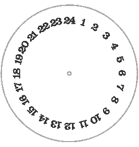 Stickdatei - Adventskalender / Drehkalender Tannenbaum - Sewando