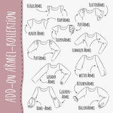 ADD-ON ÄRMEL-KOLLEKTION - 20 ÄRMEL FÜR KAJA, SINJE, MALI & HILJA | 3 Weiten Gr. 86-164 - Sewando