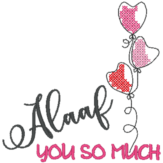 Stickdatei - Alaaf you so much - Sewando