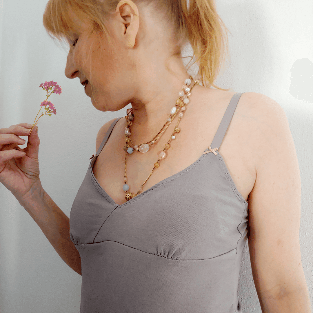 #Camysole | Camisole Top | Trägerhemdchen, Unterhemd Gr. 32-58 Cup AA bis E/F - Sewando