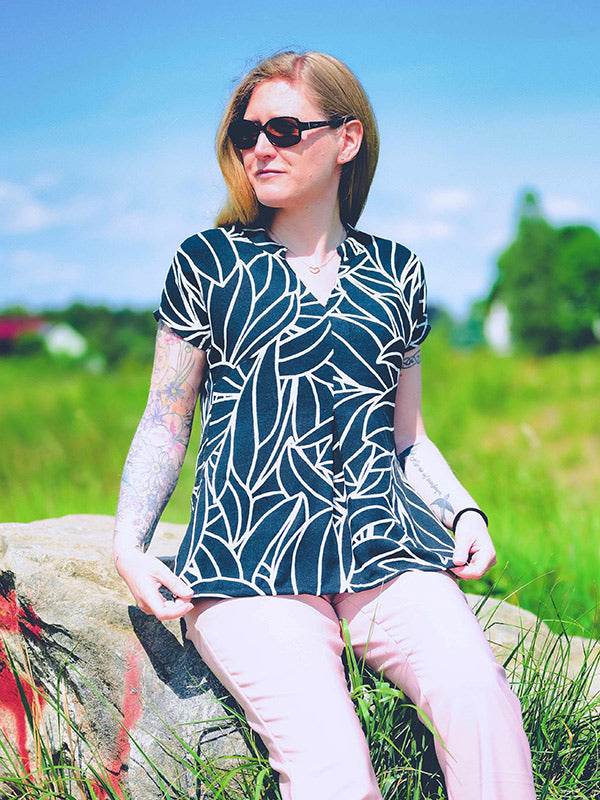 Schnittmuster Alisson - Bluse oder Kleid Gr. 34-54 - Sewando
