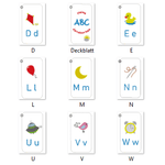 Stickdatei - ABC Lernkarten Alphabet von A-Z - Sewando