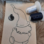 Stickdatei - SANTA-Gnom (3 Dateien) - Sewando