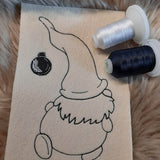 Stickdatei - SANTA-Gnom (3 Dateien) - Sewando