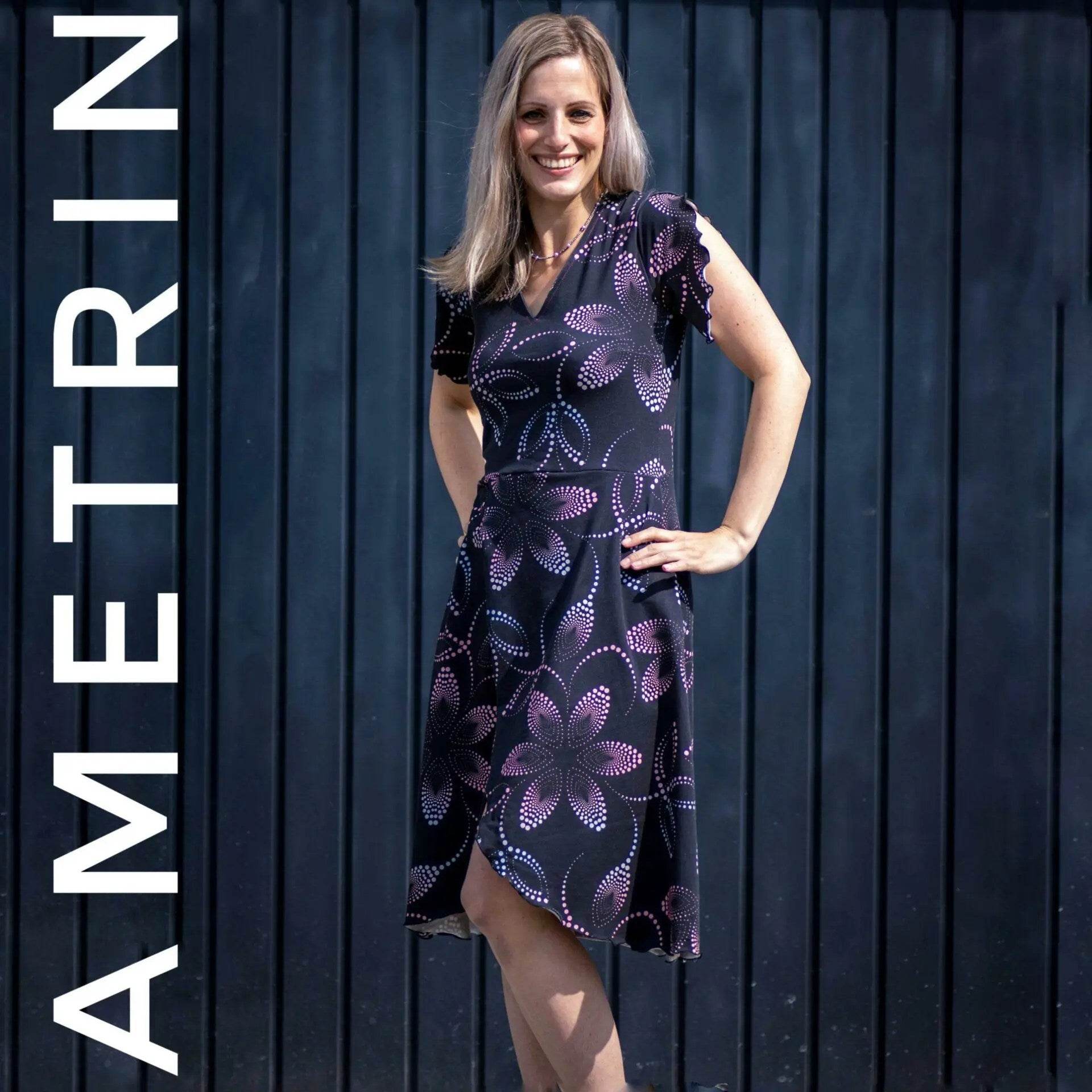 Schnittmuster Kleid Ametrin Gr. 32 - 56 DE - Sewando