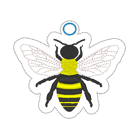 Stickdatei - Biene BEE - Sewando