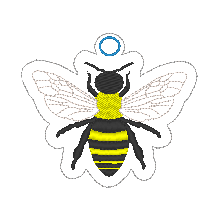 Stickdatei - Biene BEE - Sewando