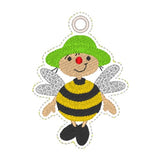 Stickdatei - Anhänger "Bienenkind & Käferkind"