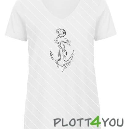 Anker | SVG, DXF, PNG Plotterdatei, Laserdatei - Sewando