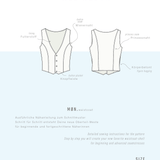 MØN.weste | Damen | 32-52 | Schnitt : - Sewando