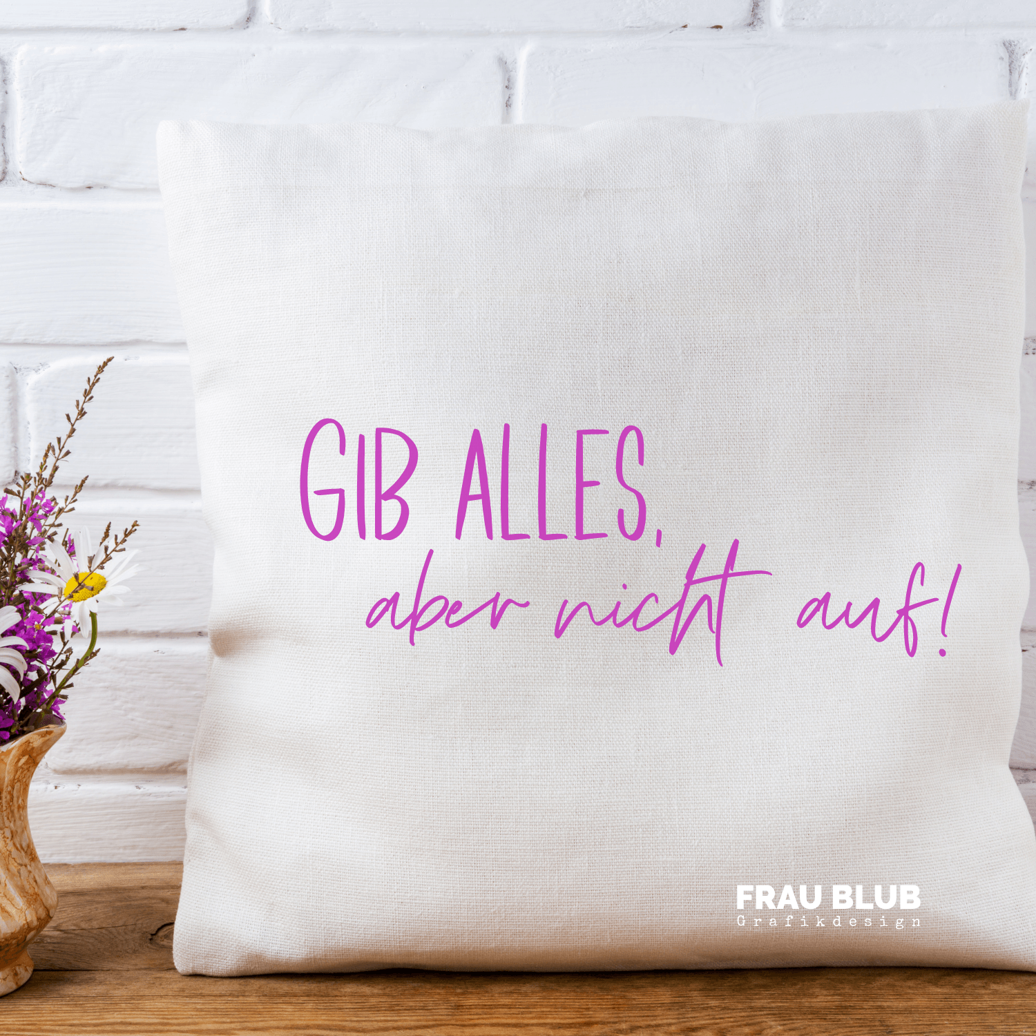 Gib alles, aber nicht auf!- Plotterdatei - Sewando