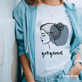 Frau mit Bun - Sprüche - Plotterdatei - Sewando