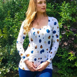 ARLETTE - Shirt mit eckigem Ausschnitt und optionalen Puffärmeln Gr. 34-54 - Sewando