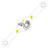 Stickdatei - Party-Set "Schwanenprinzessin"
