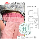 Add-On zum Schnittmuster Main CheekyPants (kurz mit Umschlag) – bequeme Kinderhose – 80-164