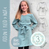 KLEID INSA Ärmel-AddOn | 3 Weiten Gr. 86-164 Schnittmuster
