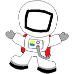 Stickdatei - Doodle-Applikationen WELTALL (7 Motive) - Sewando