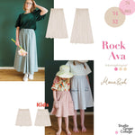 Ava Rock Mini & me - Schnittmuster für Damen Gr. 34-52 und Kinder 74/80 -158/164 - Sewando