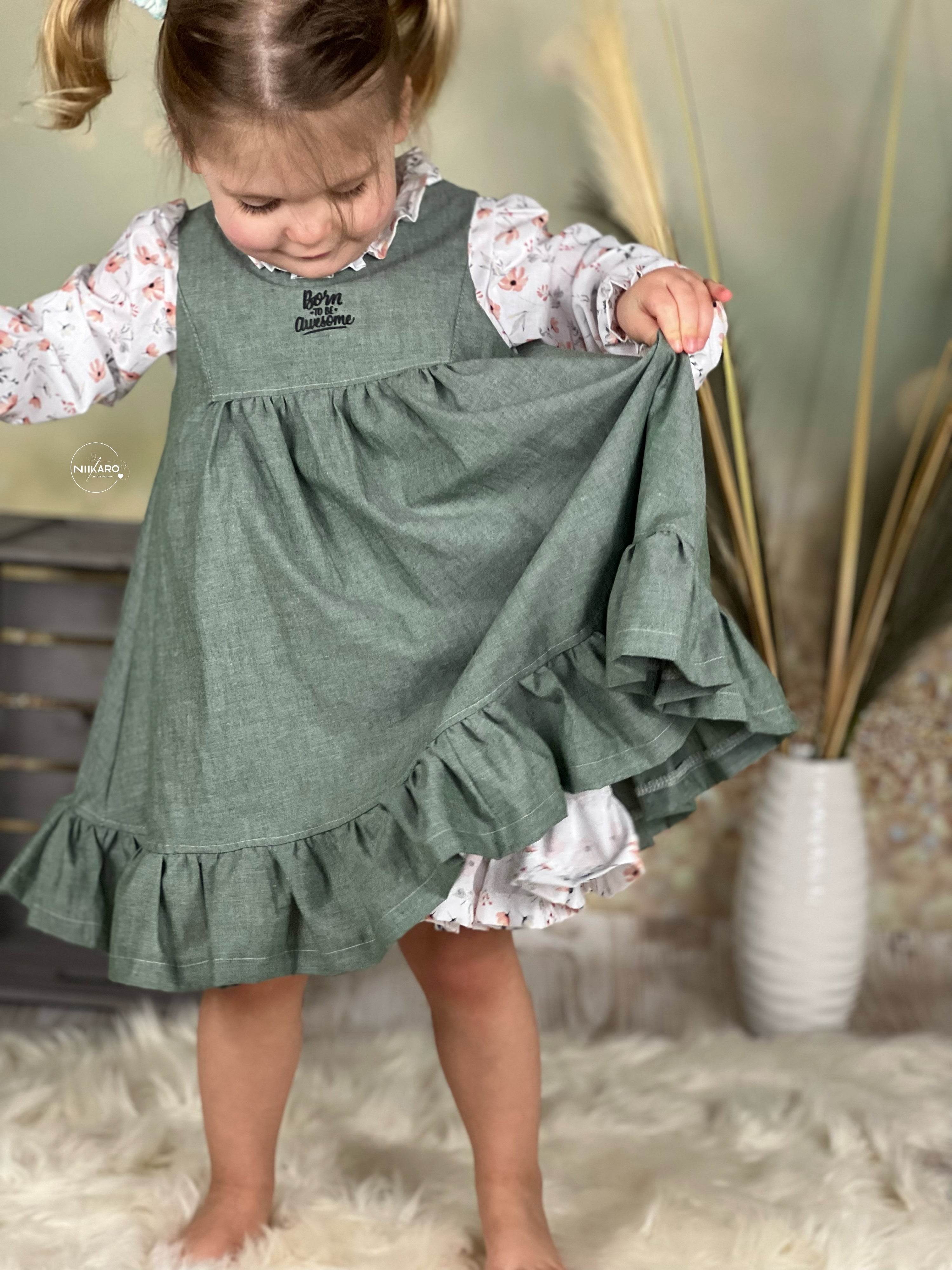 Schnittmuster Trägerkleid Freya Gr. 86-140 - Sewando