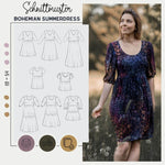 Schnittmuster BOHEMIAN SUMMERDRESS 32-54 - Sewando