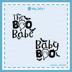 Plotterdatei Baby Boo Halloween - Sewando