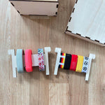 Basteln mit Laserdatei Bänder Box | SVG - Sewando